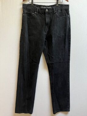 Harley-Davidson Black H-D Original Straight Leg Biker Jeans 38